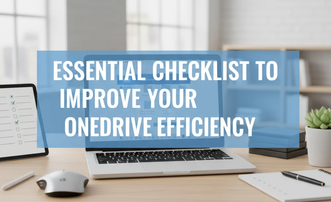 Essential Checklist To Improve Your Onedrive Efficiency