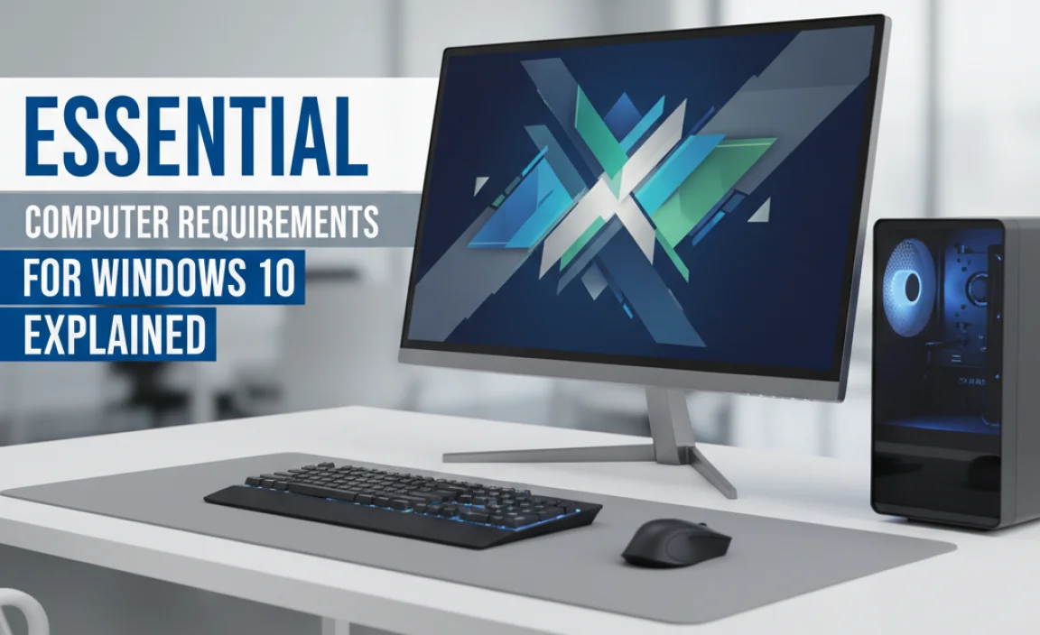 Essential Computer Requirements For Windows 10 Explained