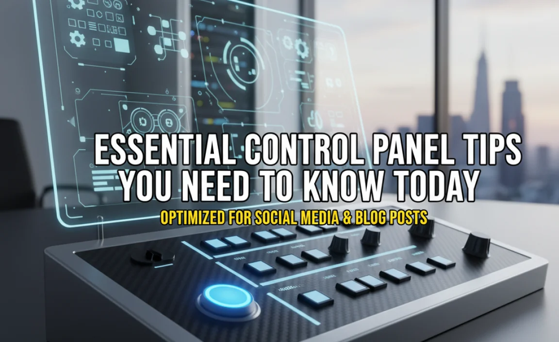 Essential Control Panel Tips You Need To Know Today
