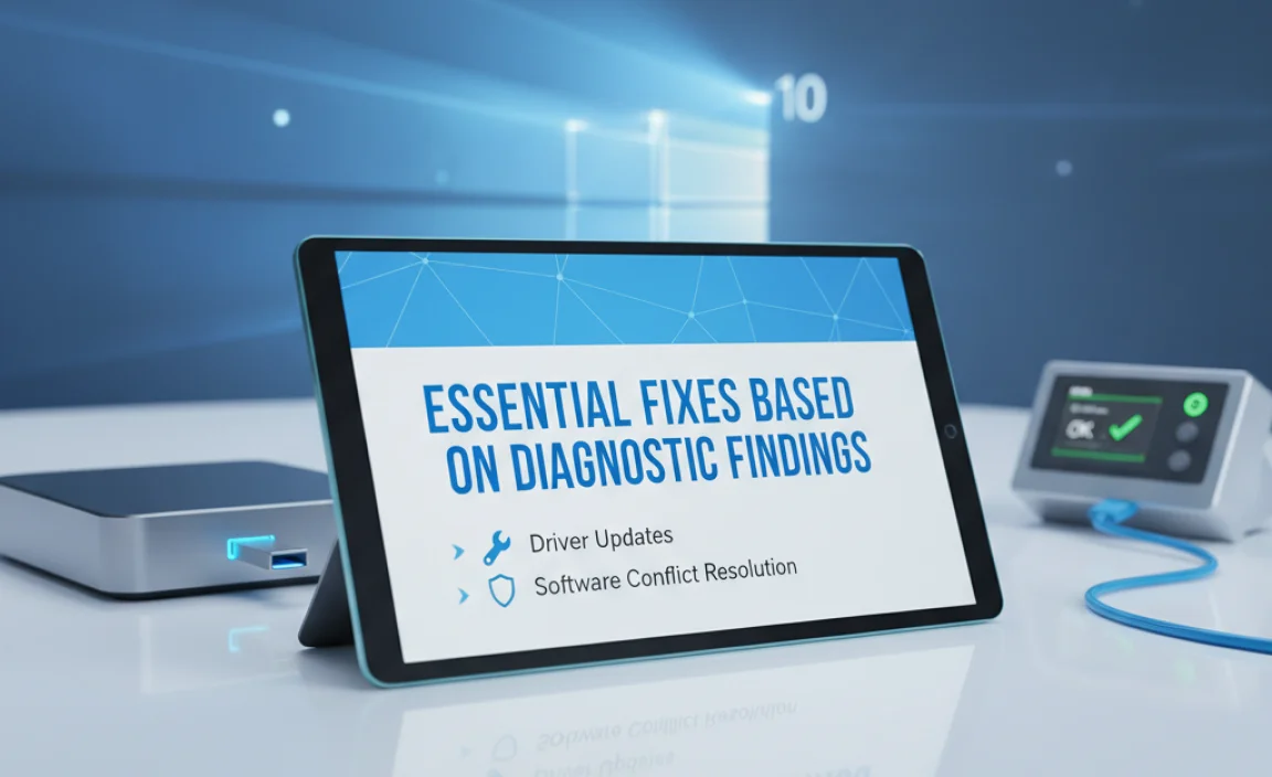 Essential Fixes Based on Diagnostic Findings