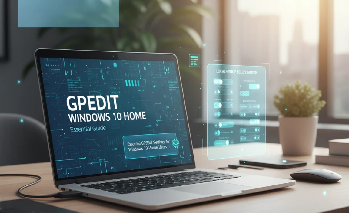 Essential GPEDIT Settings for Windows 10 Home Users