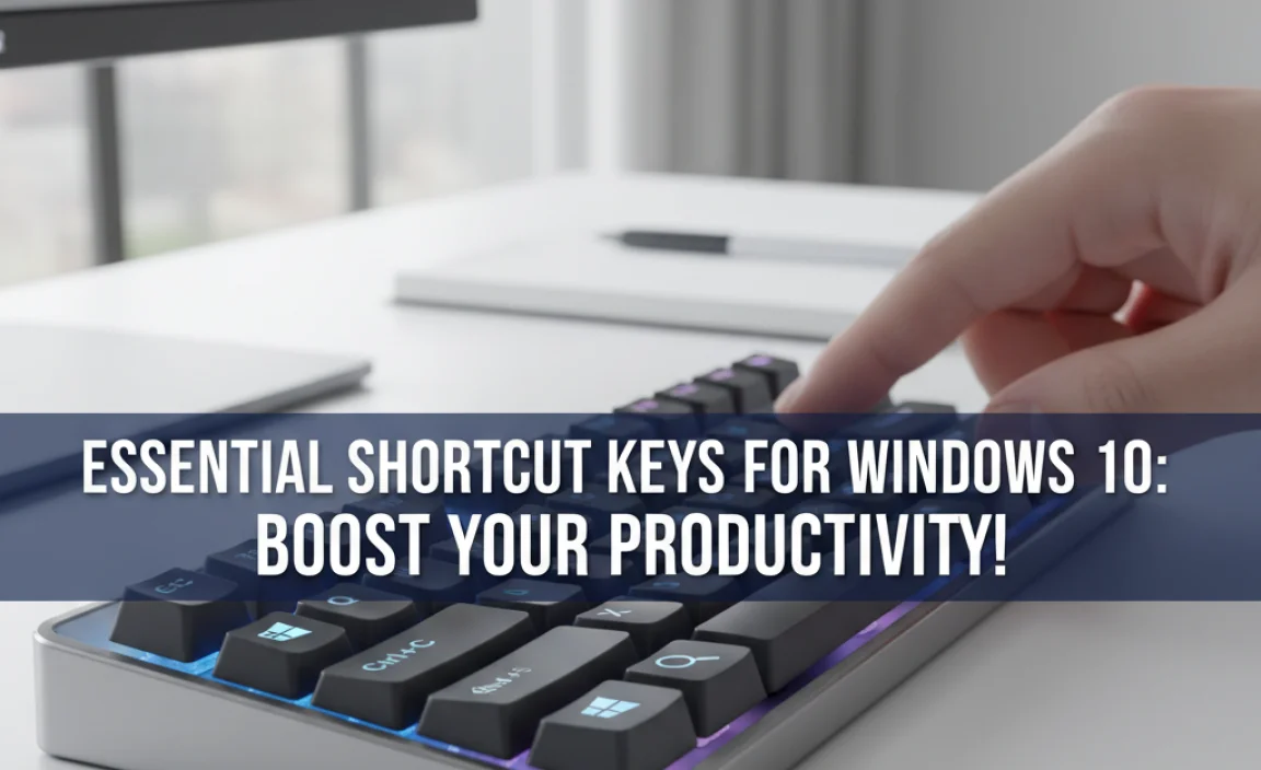 Essential Shortcut Keys For Windows 10: Boost Your Productivity!