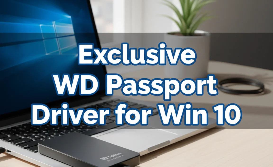Exclusive WD Passport Driver for Win 10