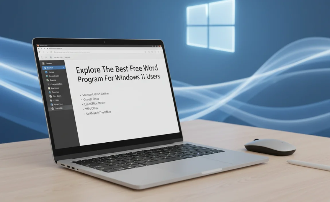 Explore The Best Free Word Program For Windows 11 Users