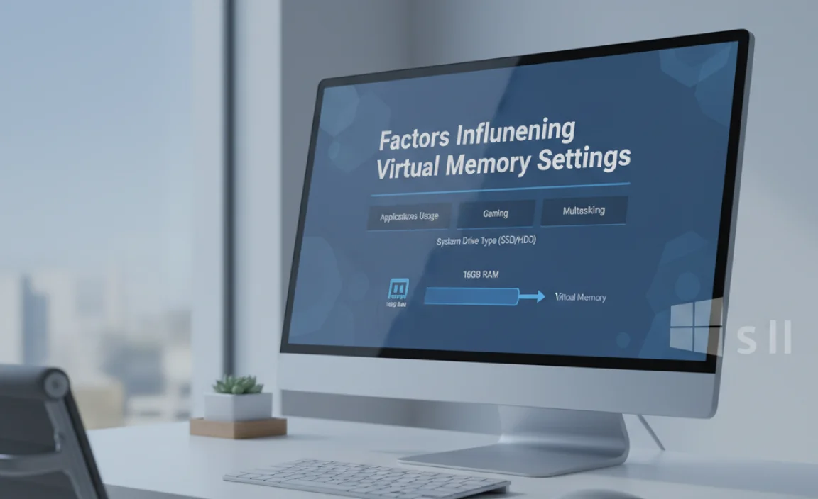 Factors Influencing Virtual Memory Settings