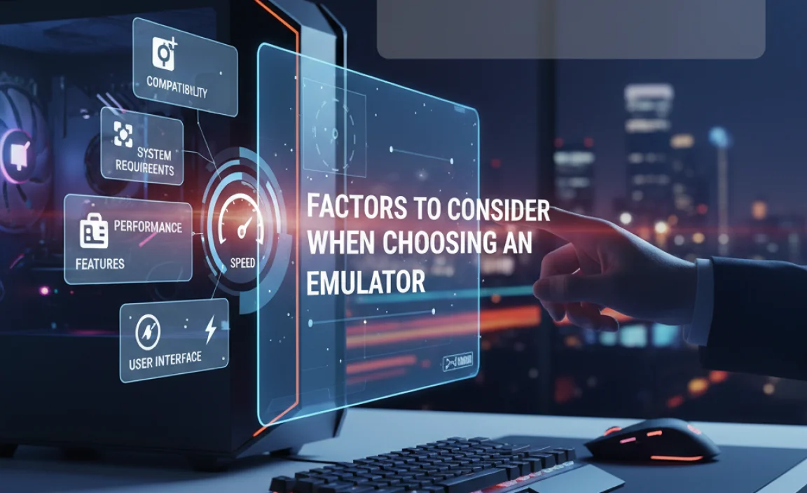 Factors to Consider When Choosing an Emulator