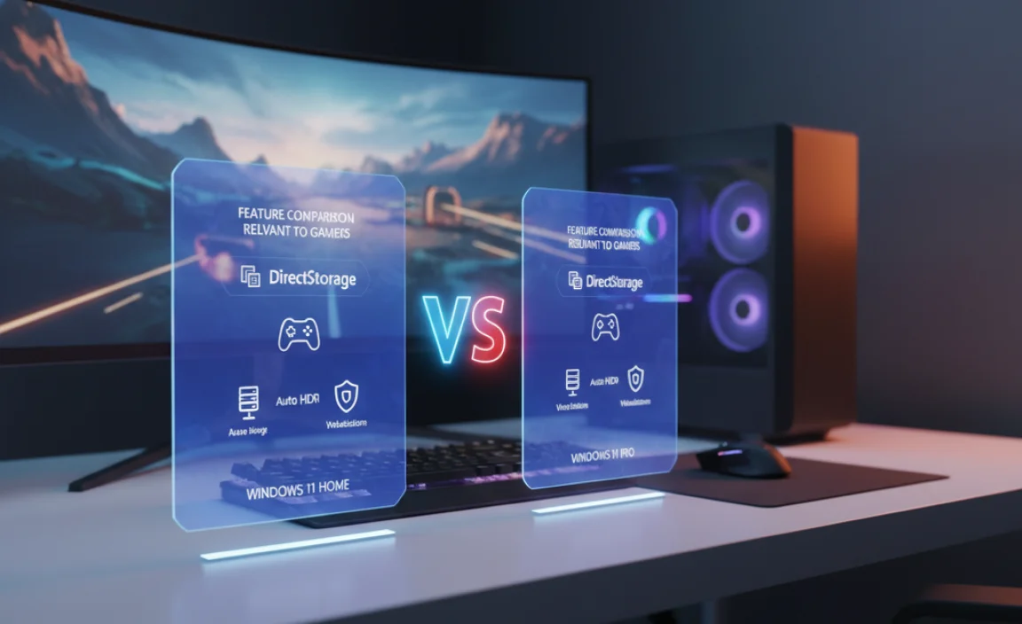 Feature Comparison Relevant to Gamers