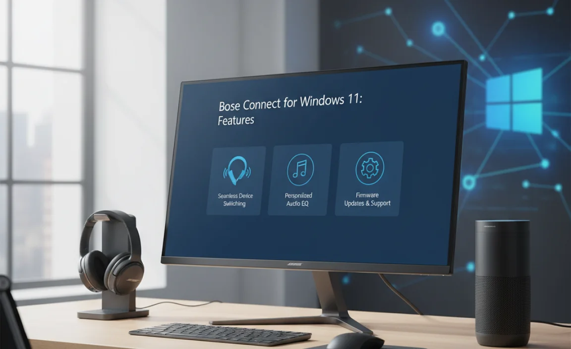 Features of Bose Connect on Windows 11