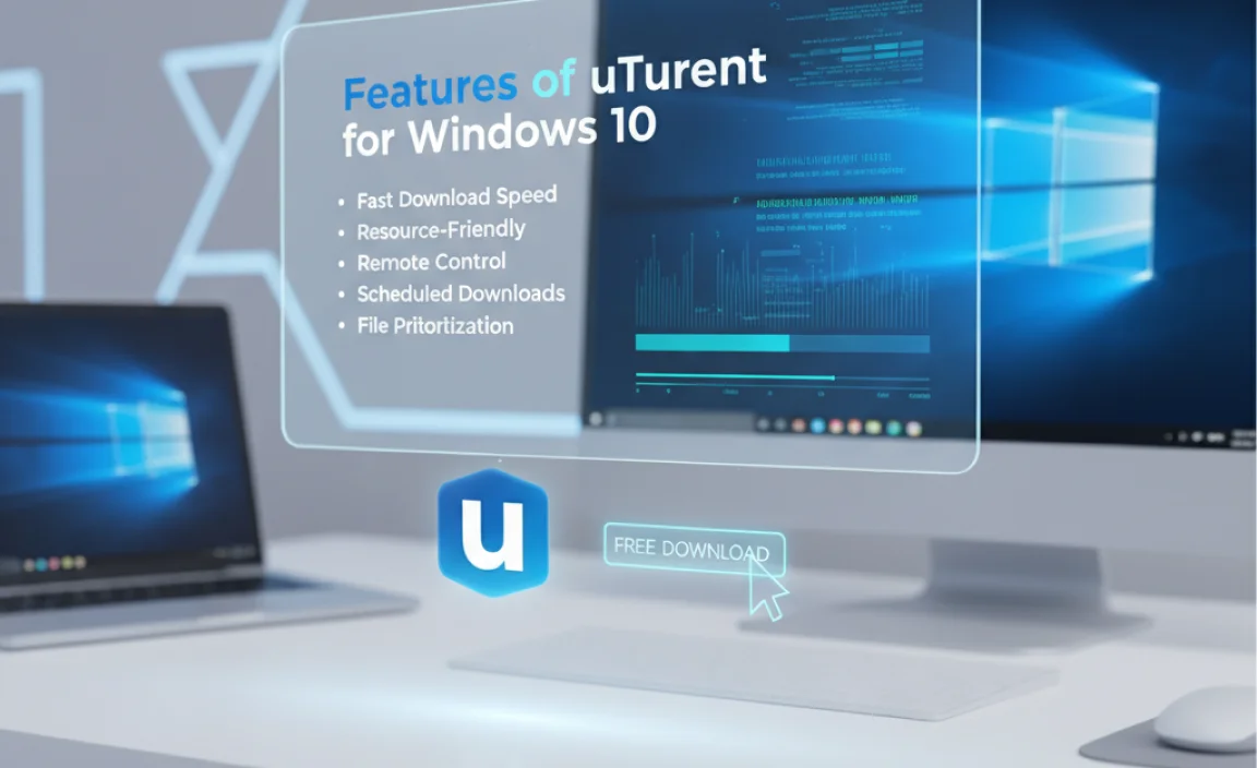 Features of uTorrent for Windows 10
