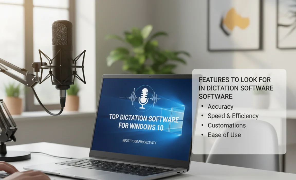 Features to Look for in Dictation Software