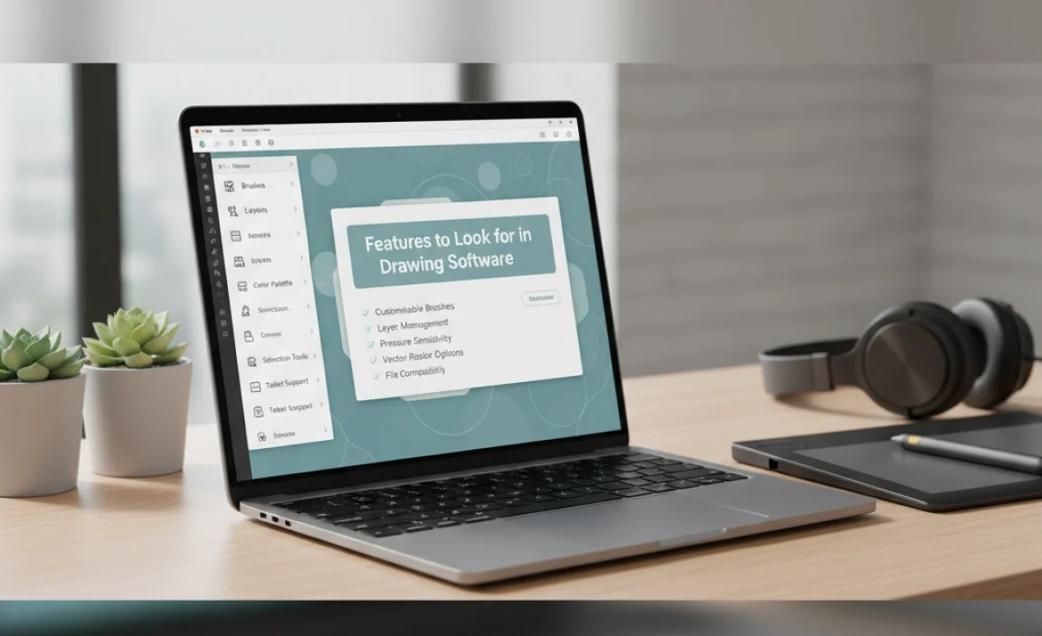 Features to Look for in Drawing Software