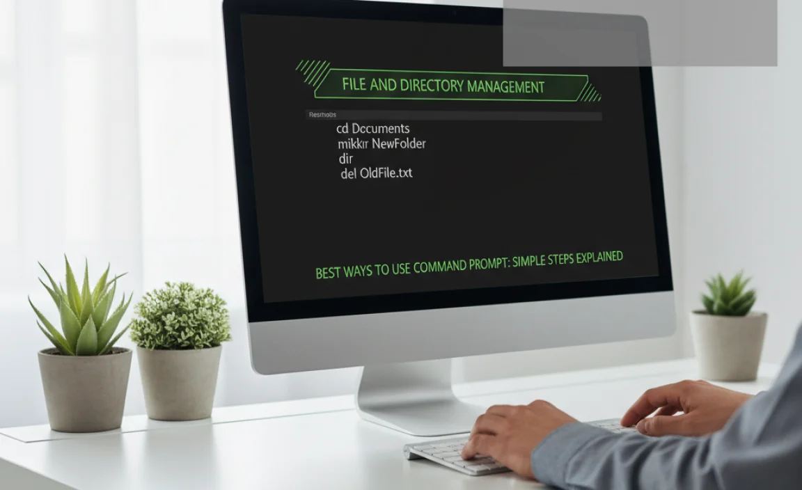 File and Directory Management