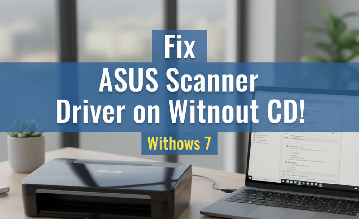 Fix ASUS Scanner Driver on Windows 7 Without CD!