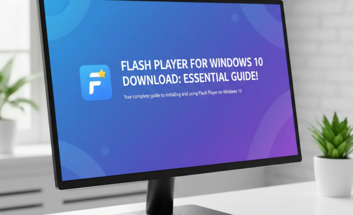 Flash Player for Windows 10 Download: Essential Guide!