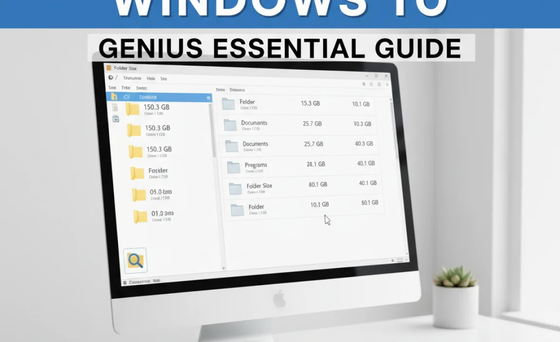 Folder Size for Windows 10: Genius Essential Guide