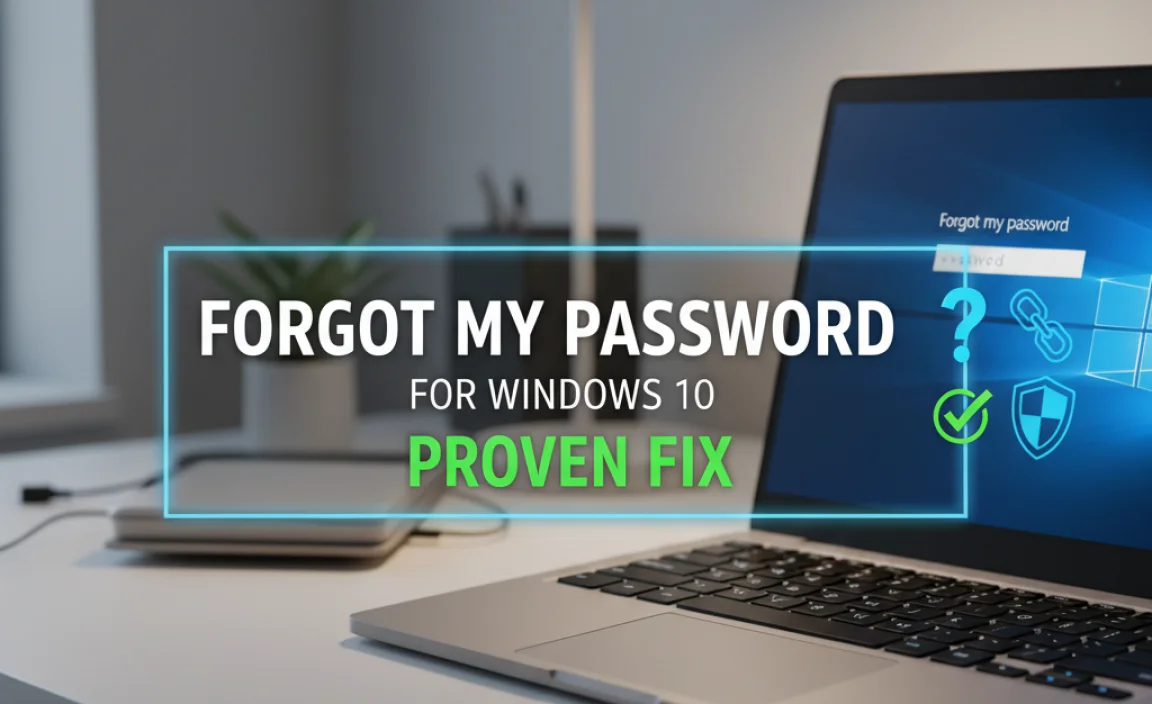 Forgot My Password For Windows 10: Proven Fix