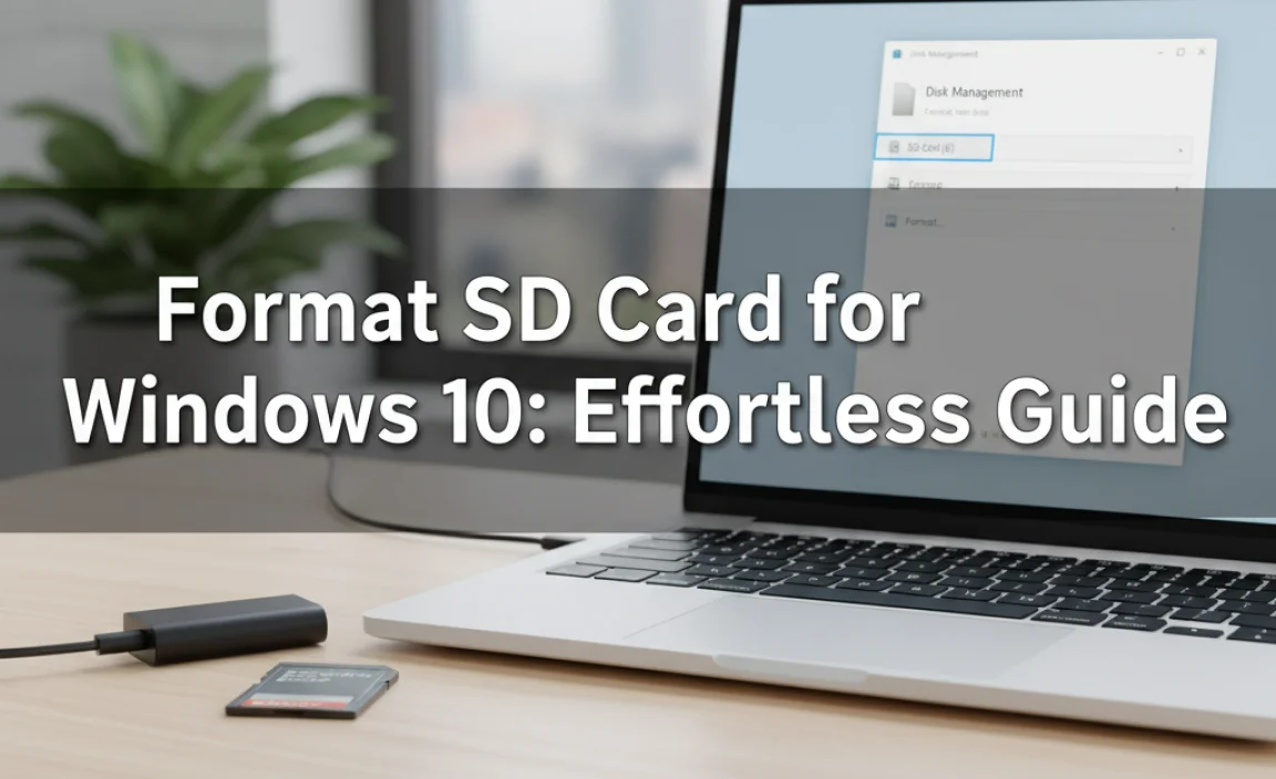 Format SD Card for Windows 10: Effortless Guide
