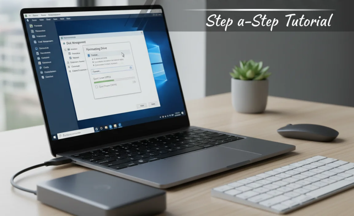 Formatting Drive for Windows 10