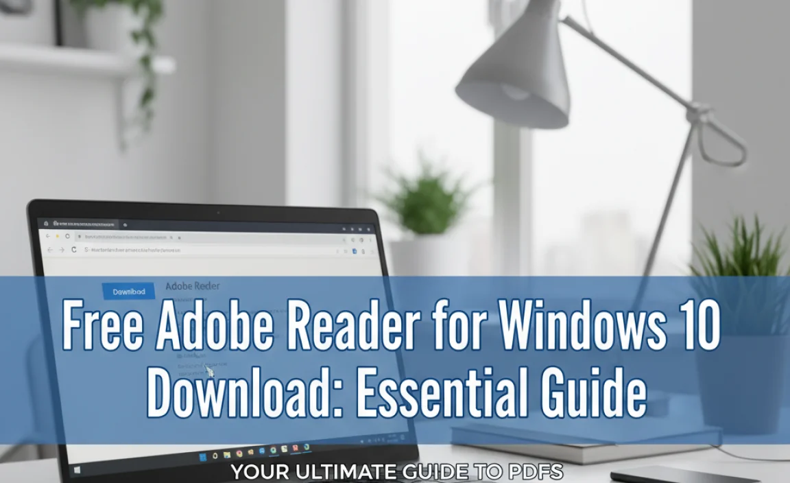 Free Adobe Reader for Windows 10 Download: Essential Guide