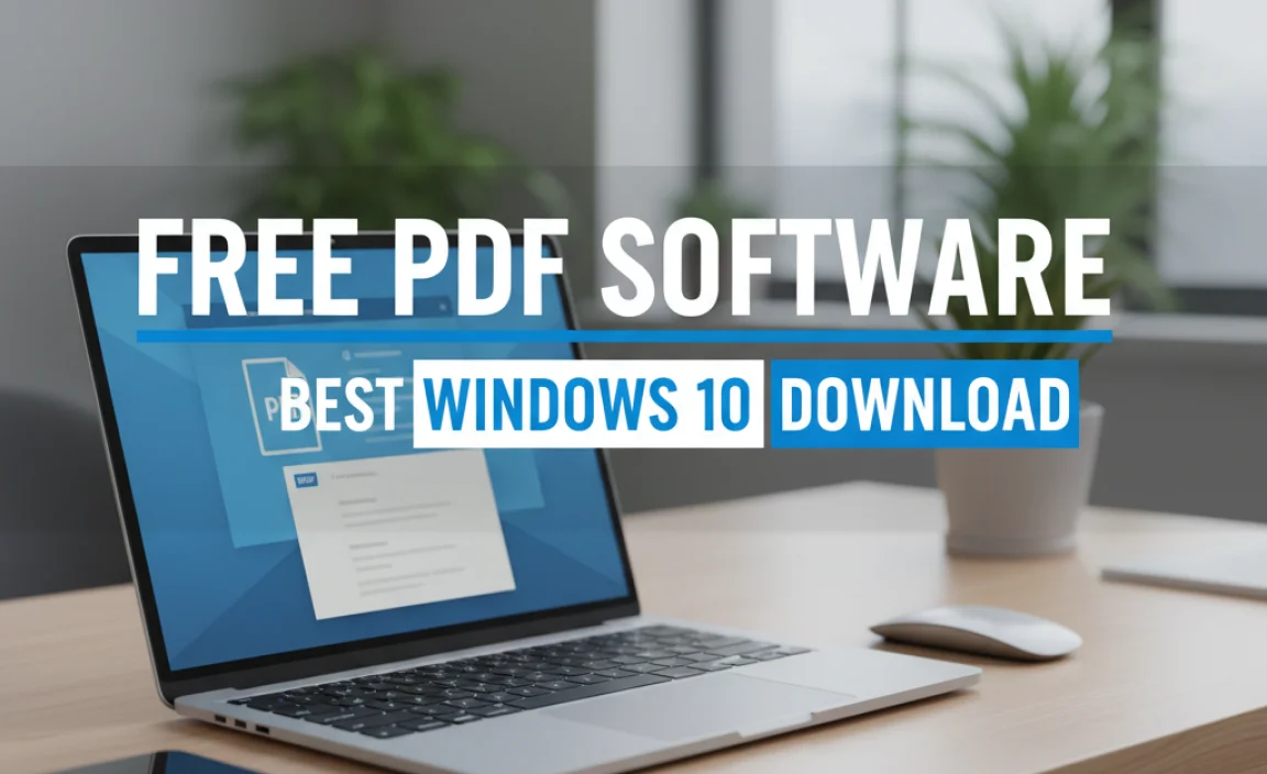 Free PDF Software: Best Windows 10 Download