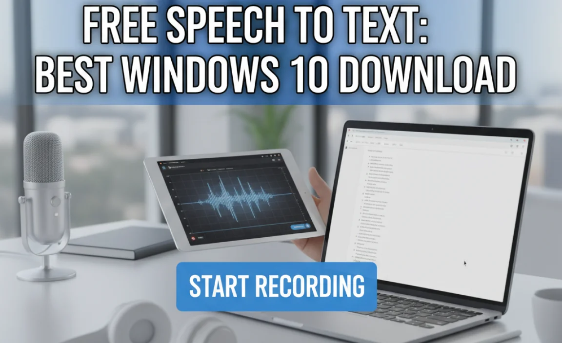 Free Speech to Text: Best Windows 10 Download