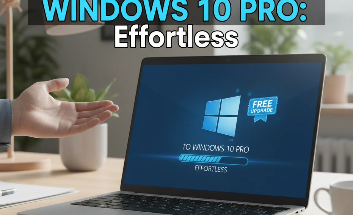 Free Upgrade to Windows 10 Pro: Effortless