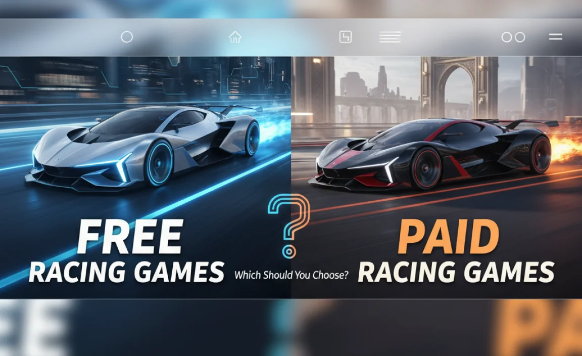 Free vs. Paid Car Racing Games: Which Should You Choose?
