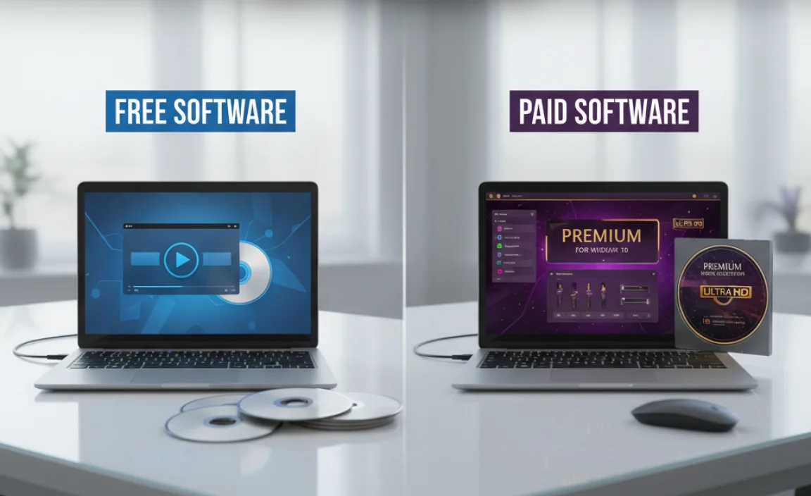 Free vs. Paid DVD Player Software