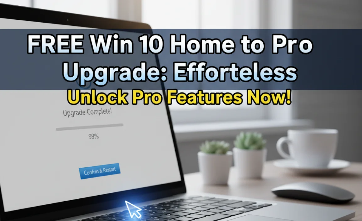 Free Win 10 Home to Pro Upgrade: Effortless