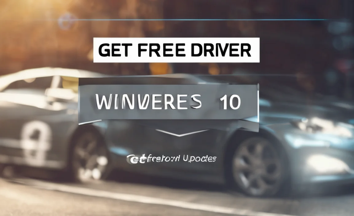 Get Free Driver Updates For Windows 10 Today!