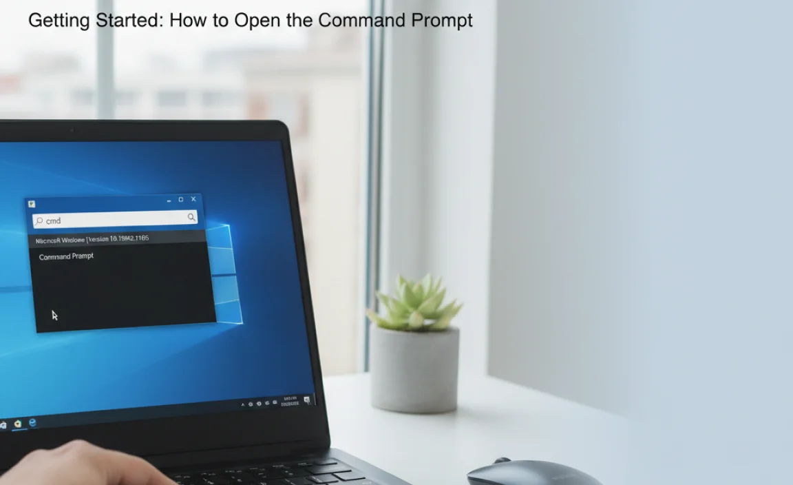 Getting Started: How to Open the Command Prompt
