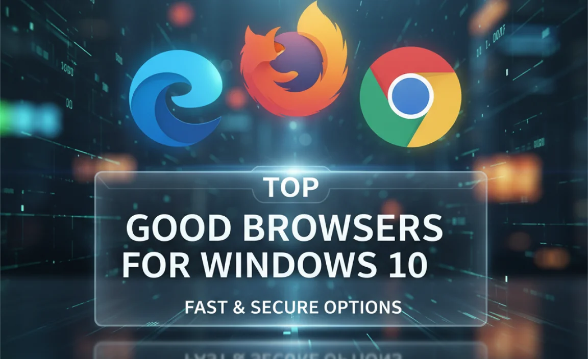 Good Browsers for Windows 10