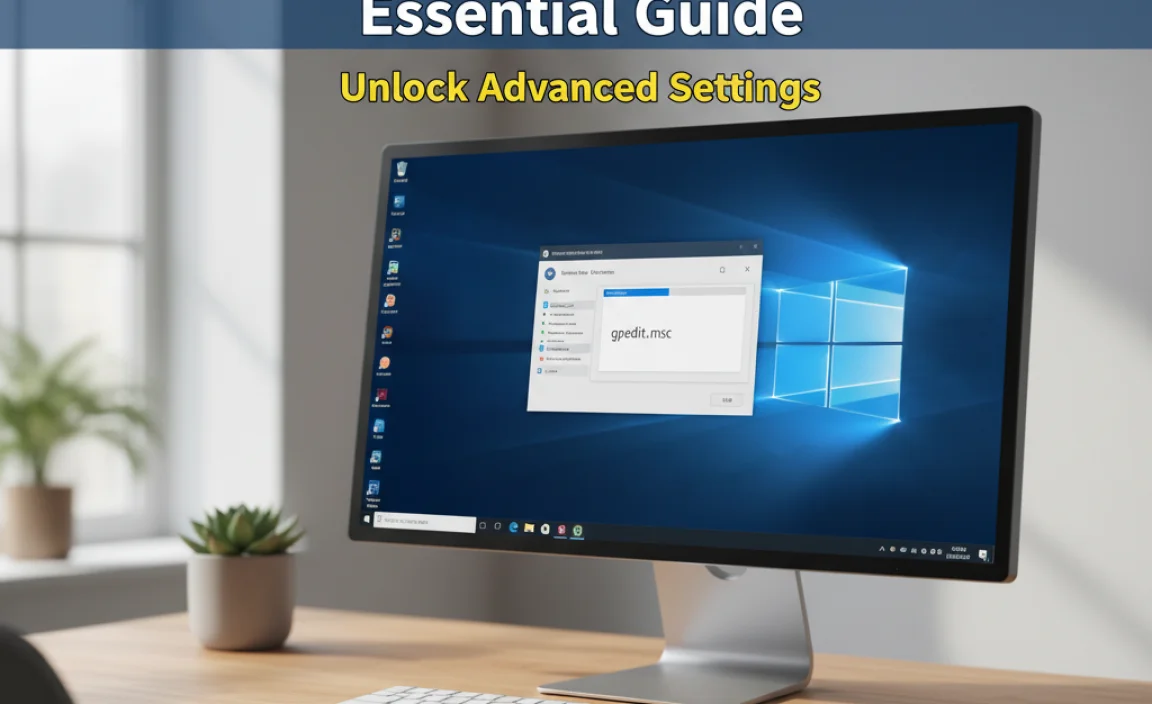 GPEDIT For Windows 10 Home: Essential Guide