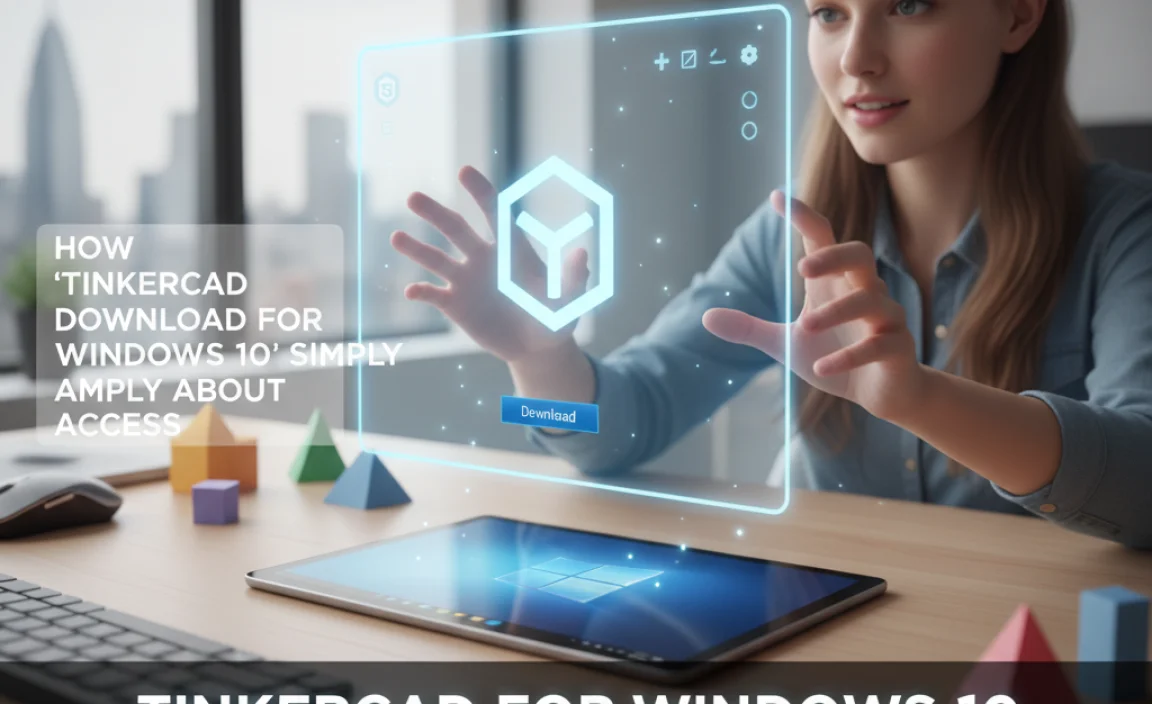 How &#8220;Tinkercad Download for Windows 10&#8221; is Simply About Access