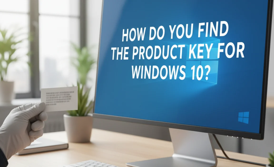How Do You Find the Product Key for Windows 10