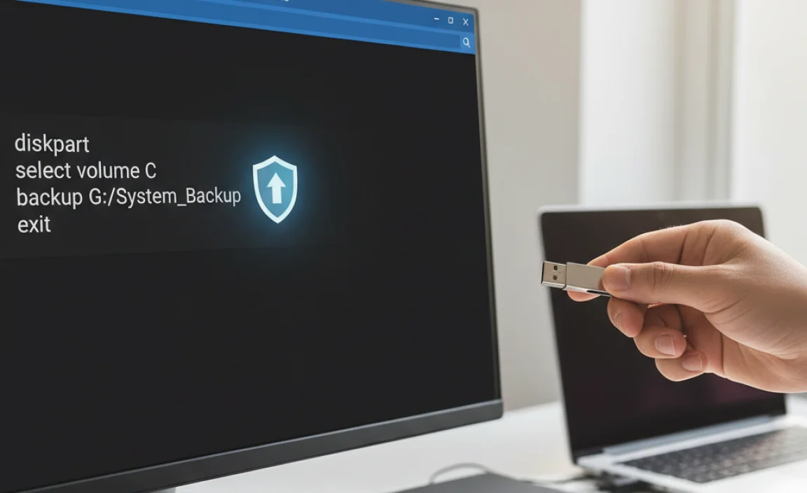How To Backup Windows System Using Command Prompt Tips
