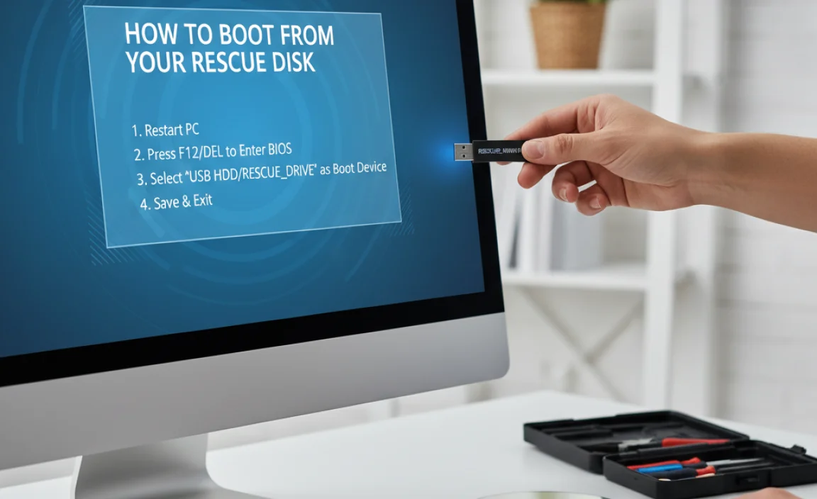 How to Boot from Your Rescue Disk or Recovery Drive