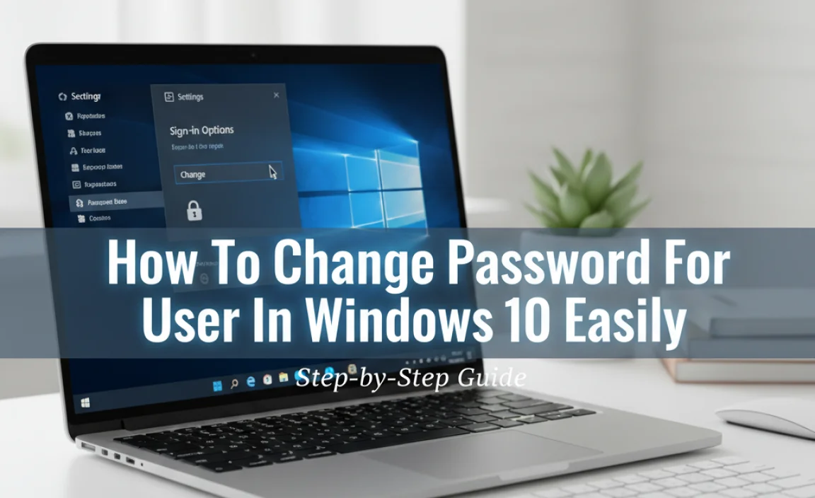 How To Change Password For User In Windows 10 Easily