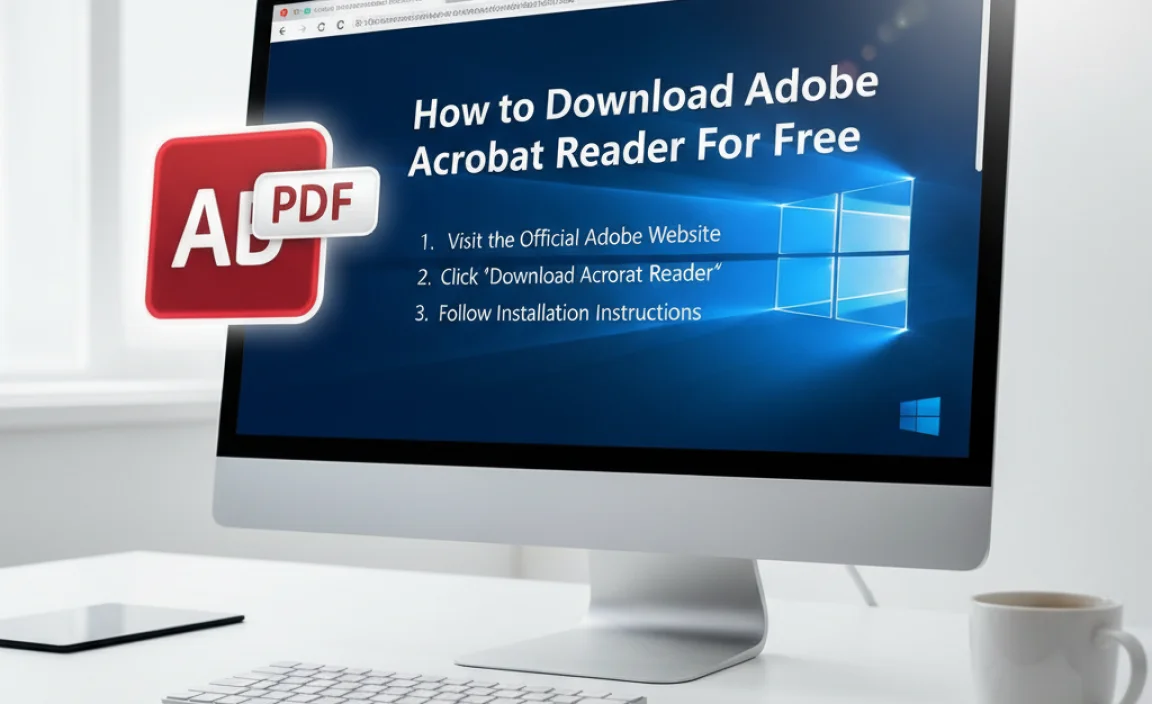 How to Download Adobe Reader for Free