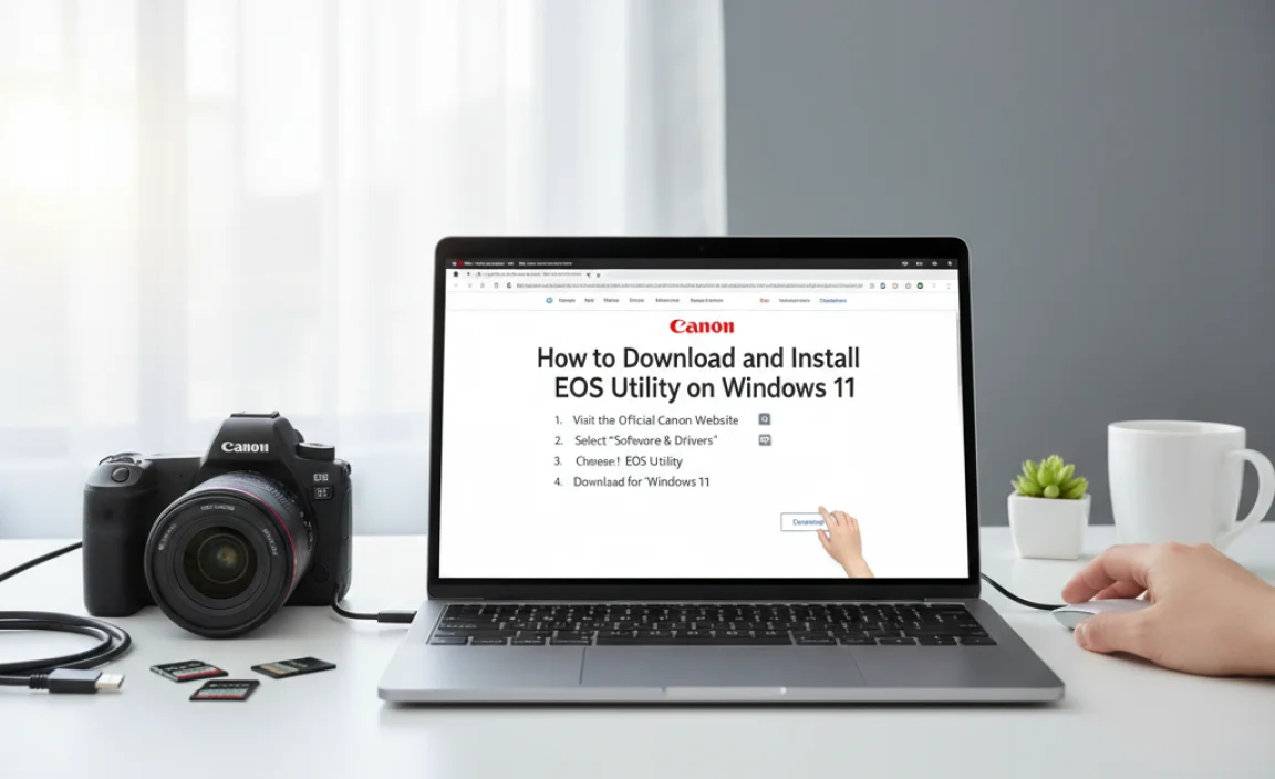 How to Download and Install Canon EOS Utility on Windows 11