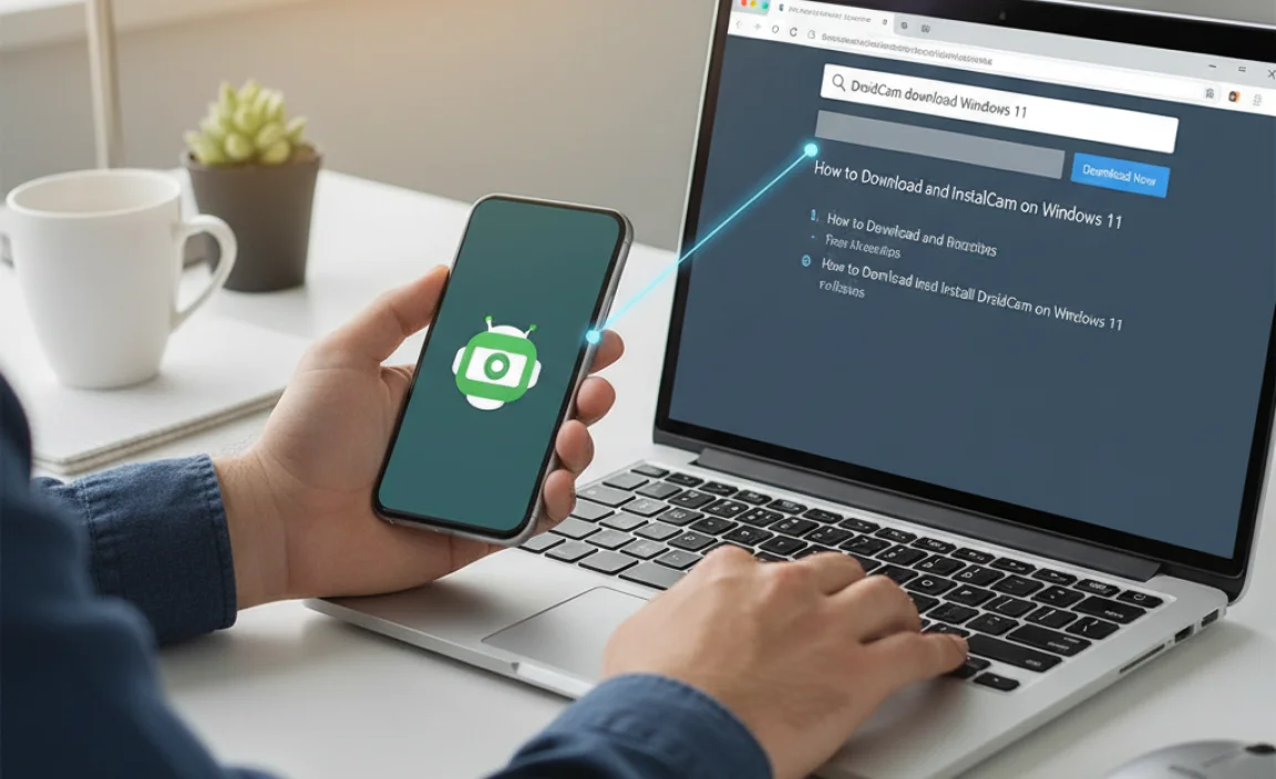 How to Download and Install DroidCam on Windows 11