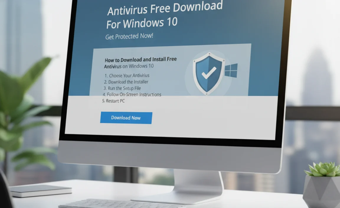 How to Download and Install Free Antivirus on Windows 10