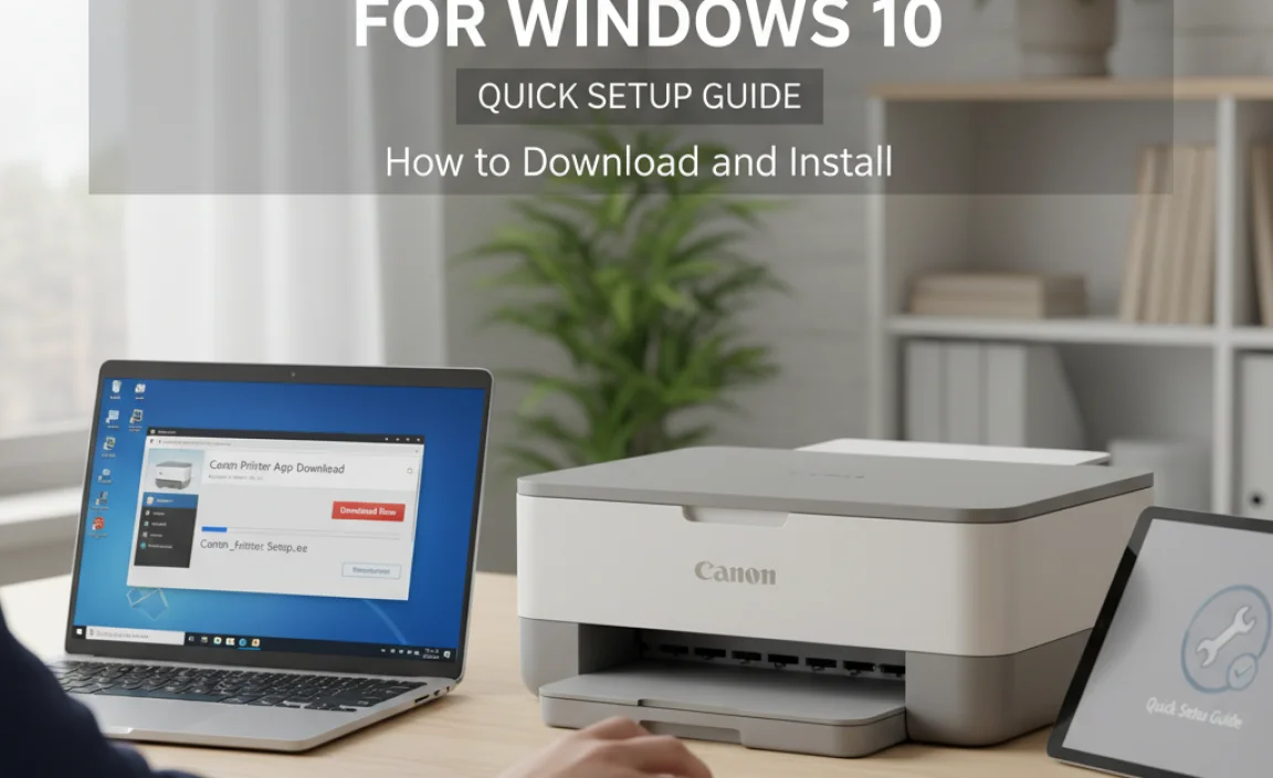 How to Download and Install the Canon Printer App