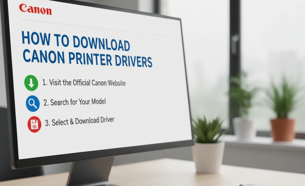 How to Download Canon Printer Drivers