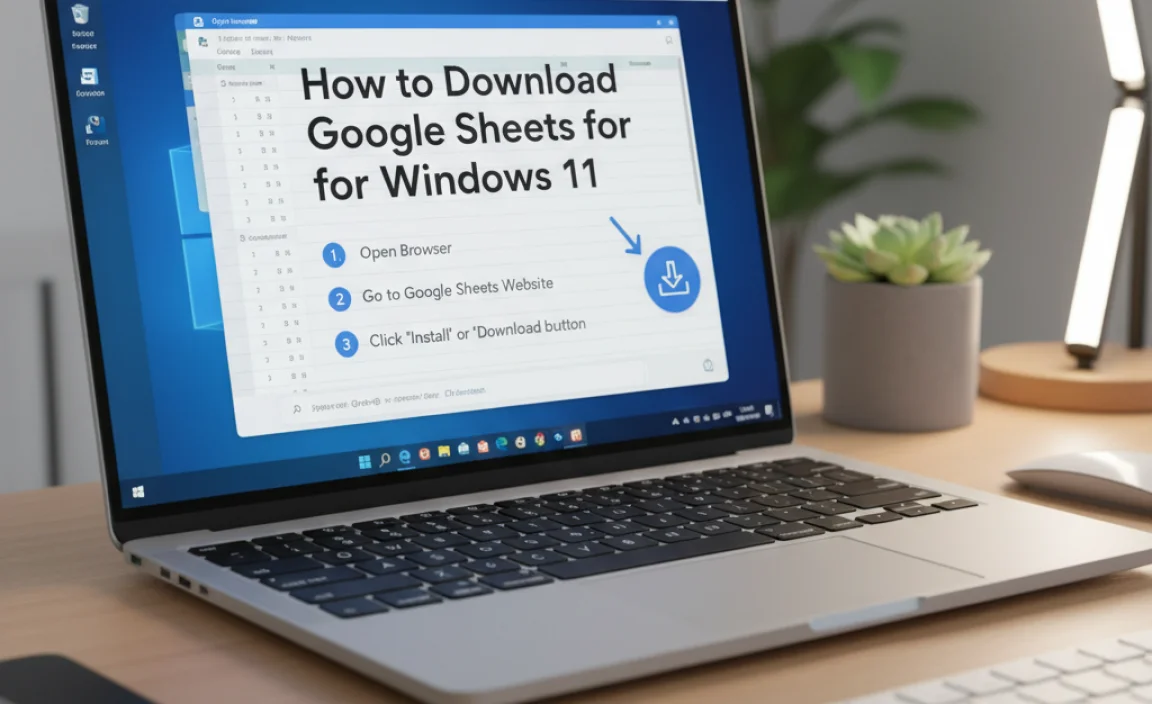 How to Download Google Sheets for Windows 11