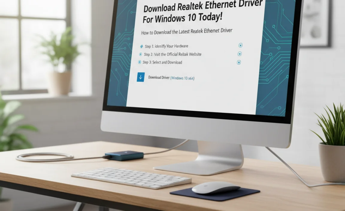 How to Download the Latest Realtek Ethernet Driver
