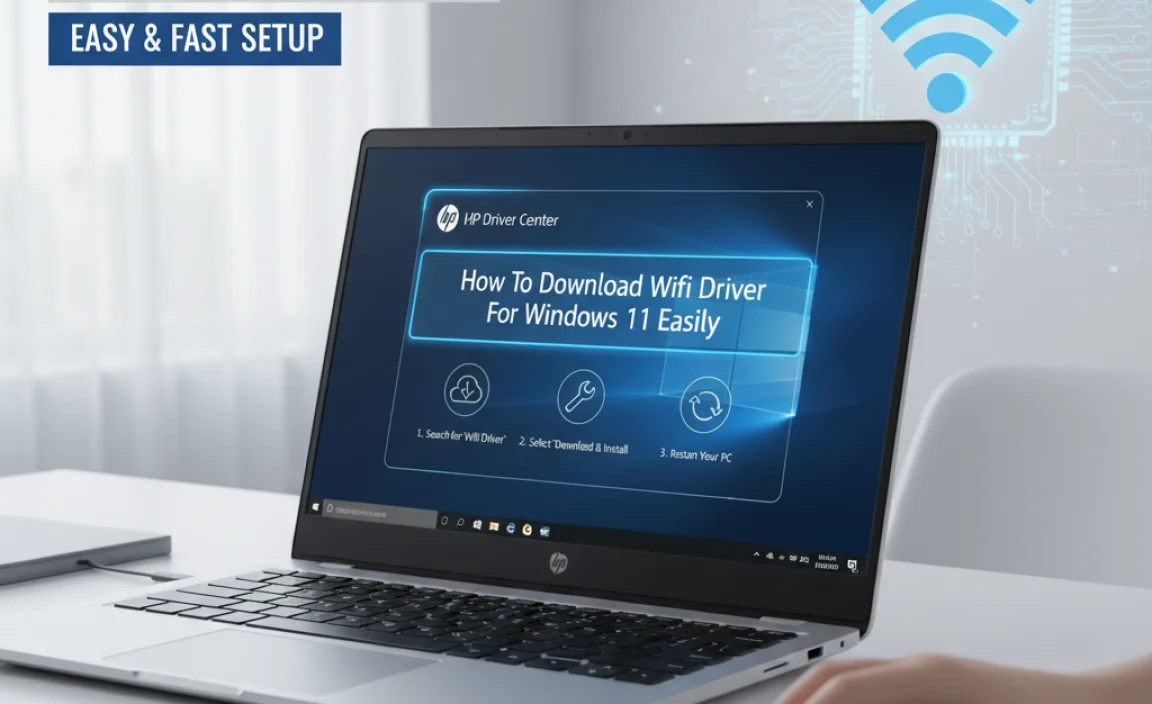 How To Download Wifi Driver For Windows 11 Hp Easily