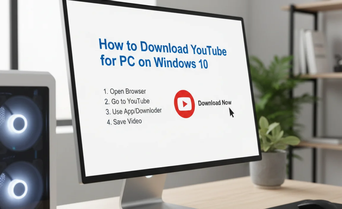 How to Download YouTube for PC on Windows 10