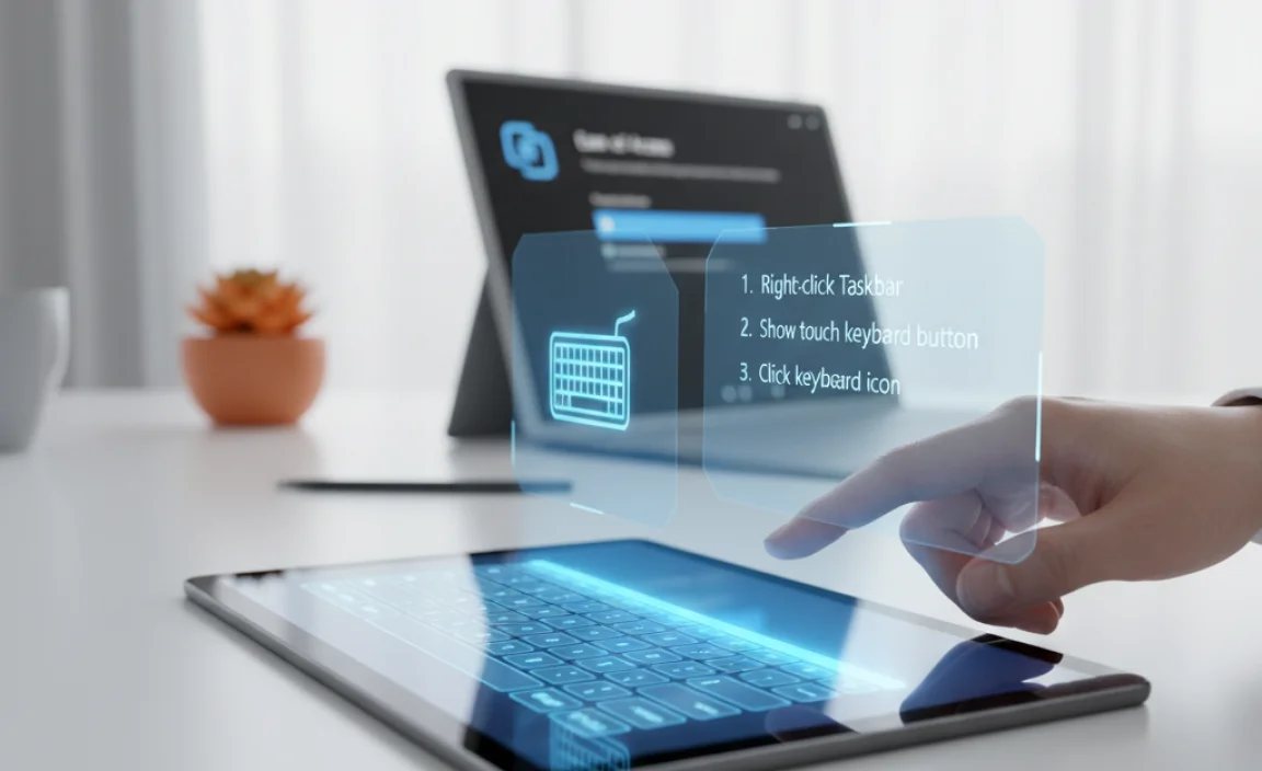 How to Enable the Built-in Virtual Keyboard in Windows 10