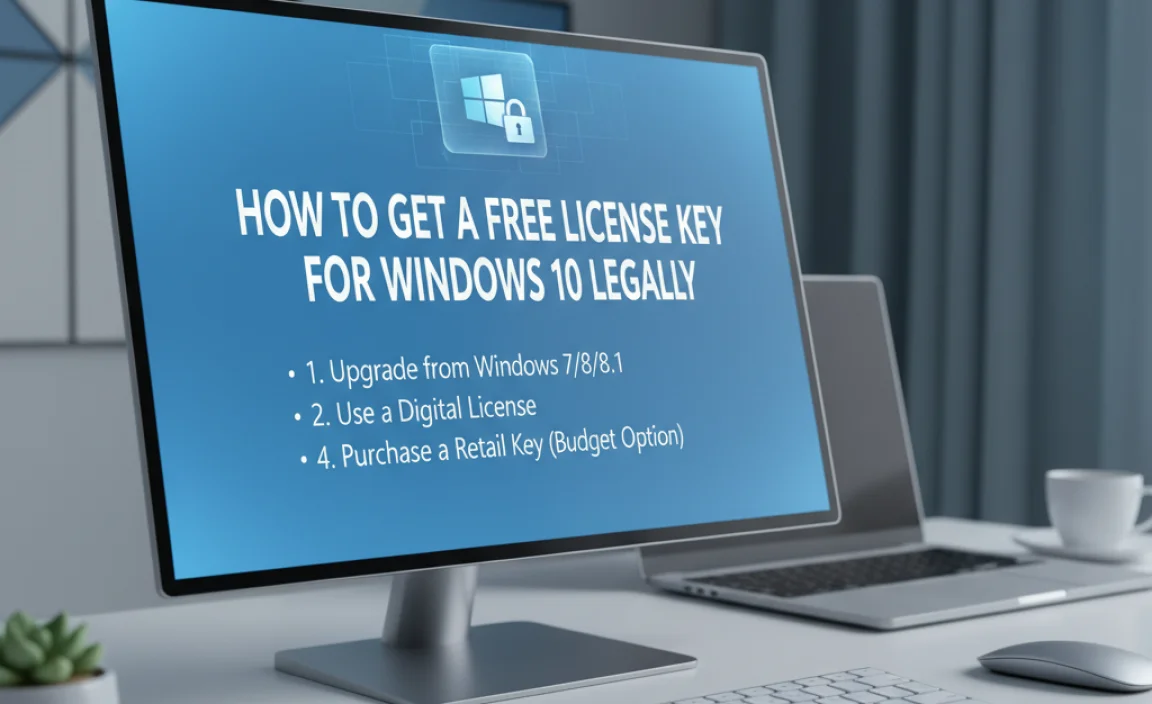 How To Get A Free License Key For Windows 10 Legally